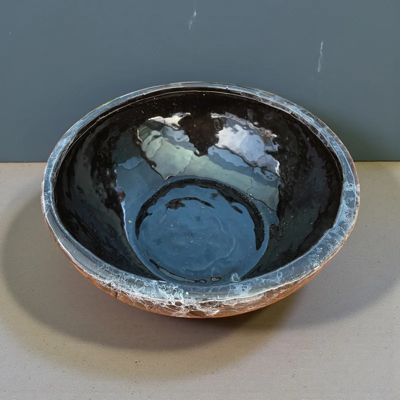 Seramik büyük kase saksı