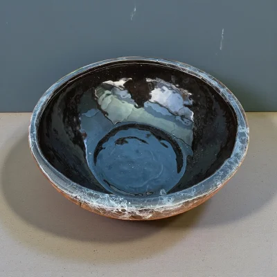 Seramik büyük kase saksı